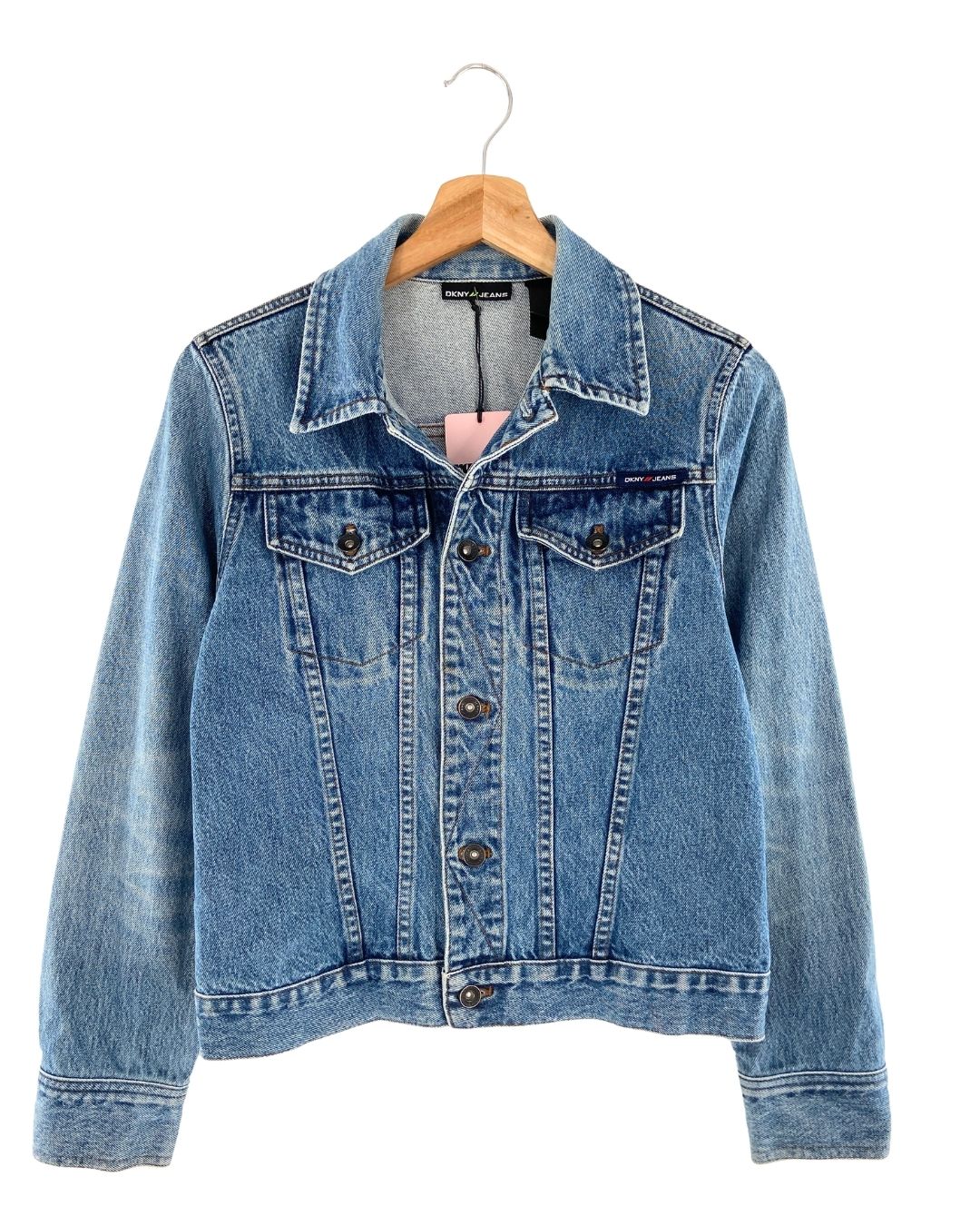 Chaqueta abotonada en denim