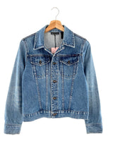 Chaqueta abotonada en denim