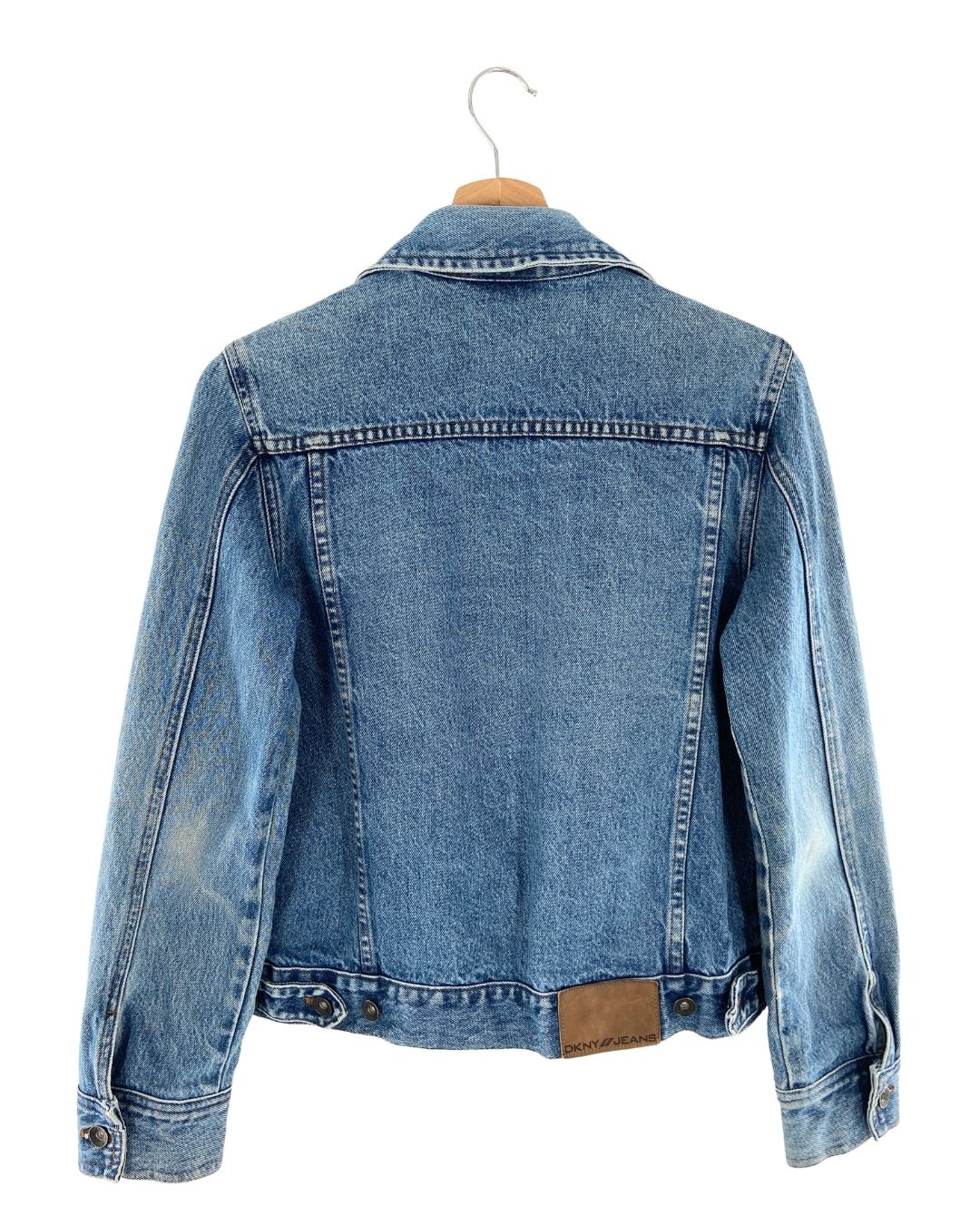 Chaqueta abotonada en denim