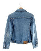 Chaqueta abotonada en denim
