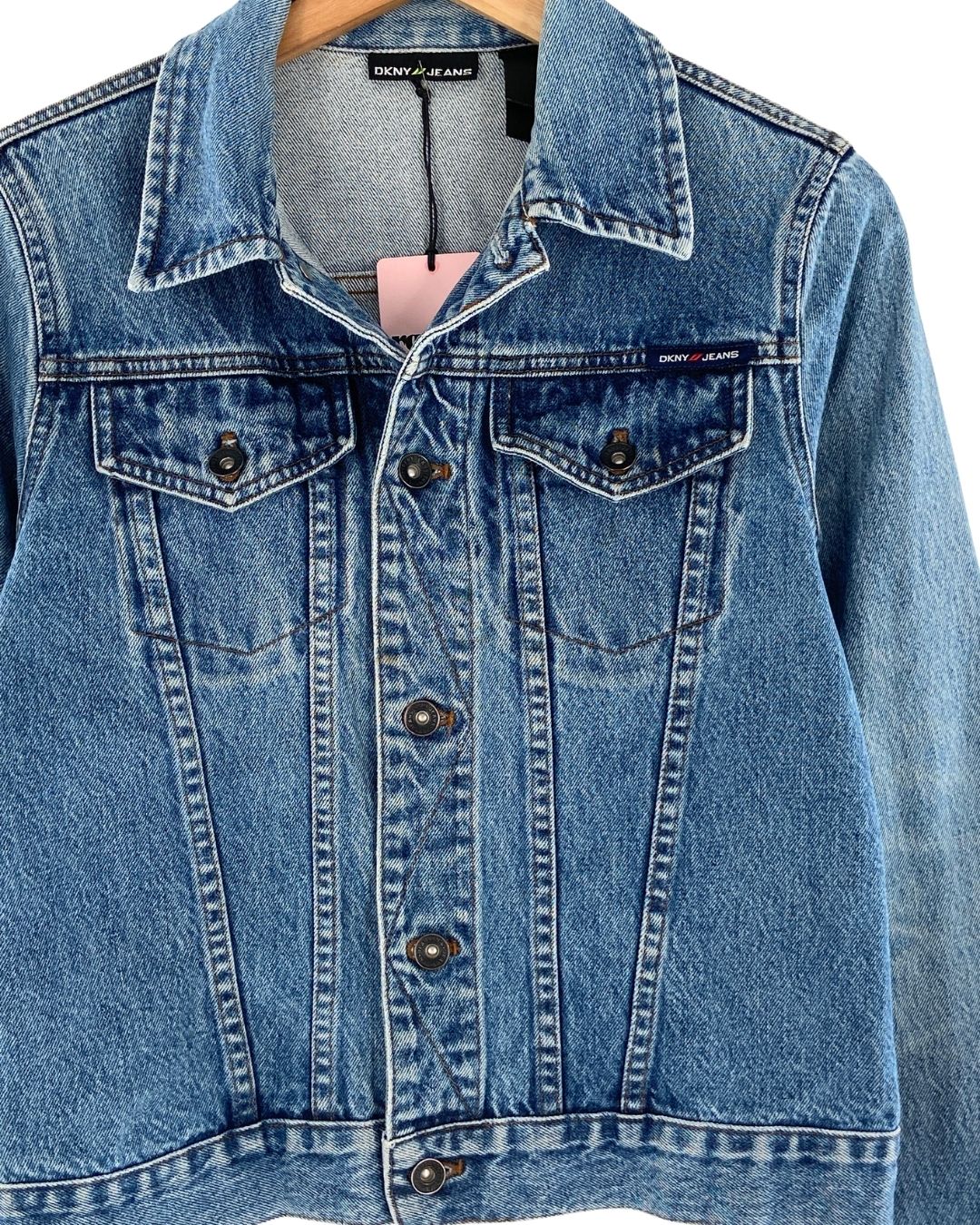Chaqueta abotonada en denim
