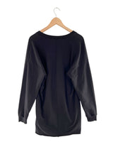 Saco manga larga high low