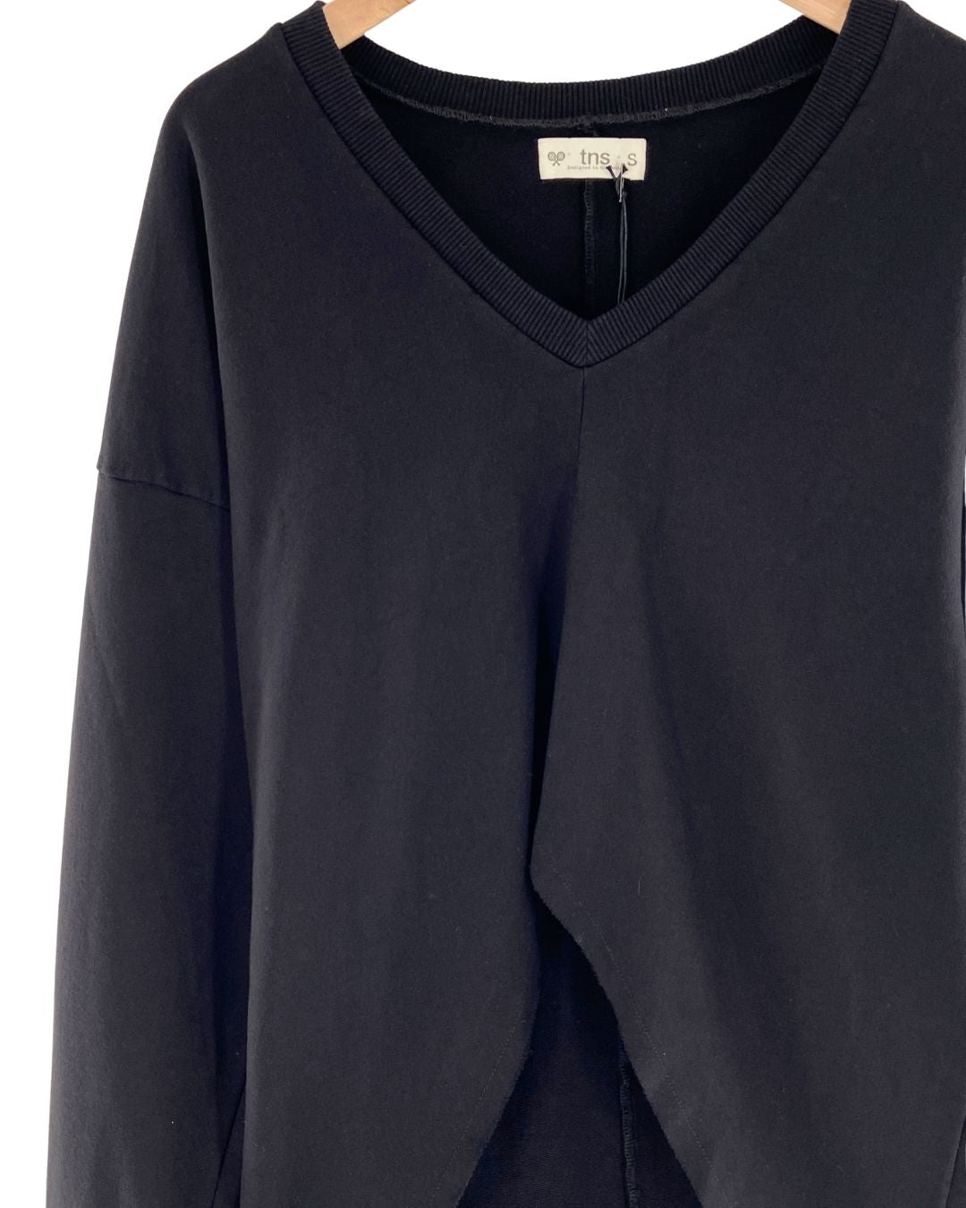 Saco manga larga high low