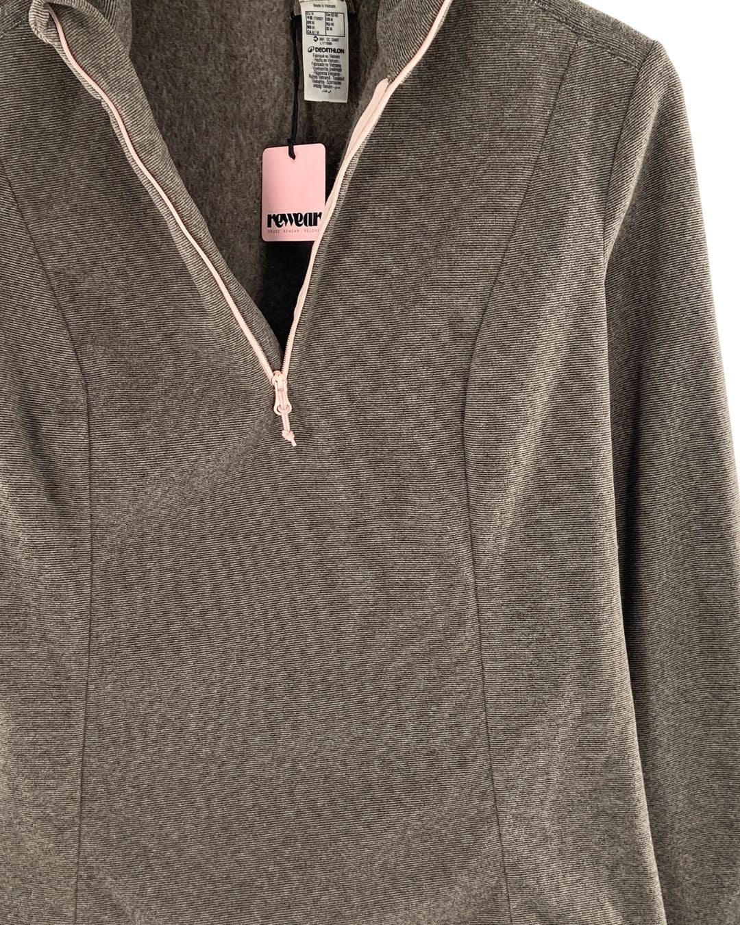 Saco afelpado cuello alto
