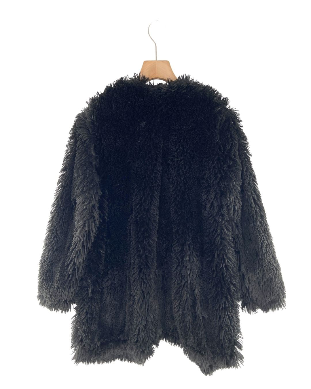 Chaqueta abierta afelpada