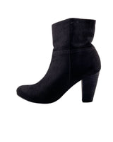 Botines de tacon en cuero