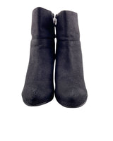 Botines de tacon en cuero