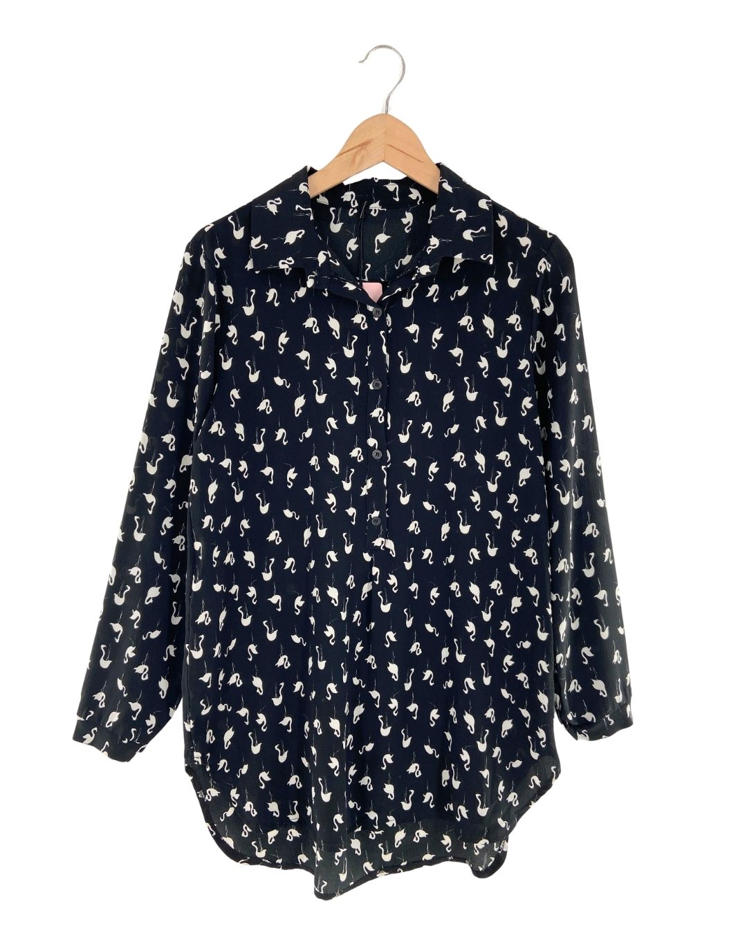 Camisa con textura print