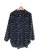 Camisa con textura print
