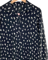 Camisa con textura print