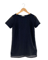 Vestido mini manga corta