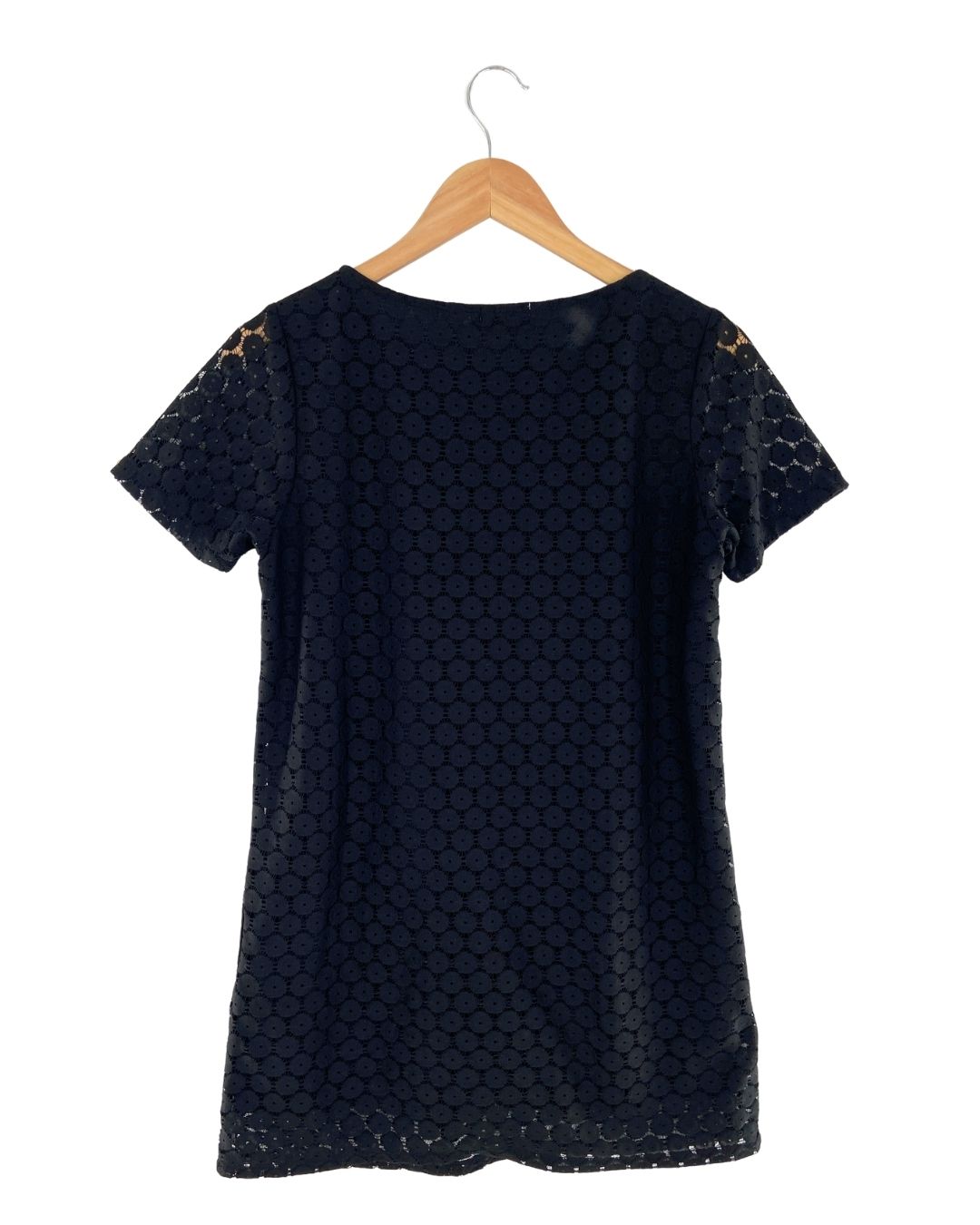 Vestido mini manga corta