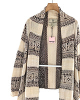 Cardigan tejido abierto