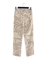 Mom jean rigido print lineas