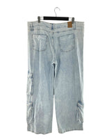 Jean rigido cargo efecto wash