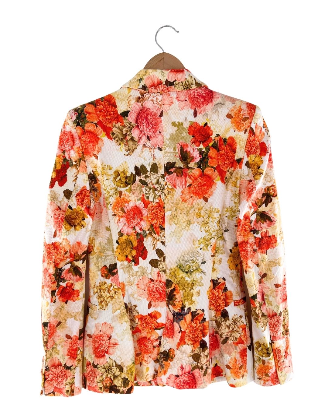 Blazer delgado con textura