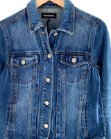 Chaqueta abotonada en denim