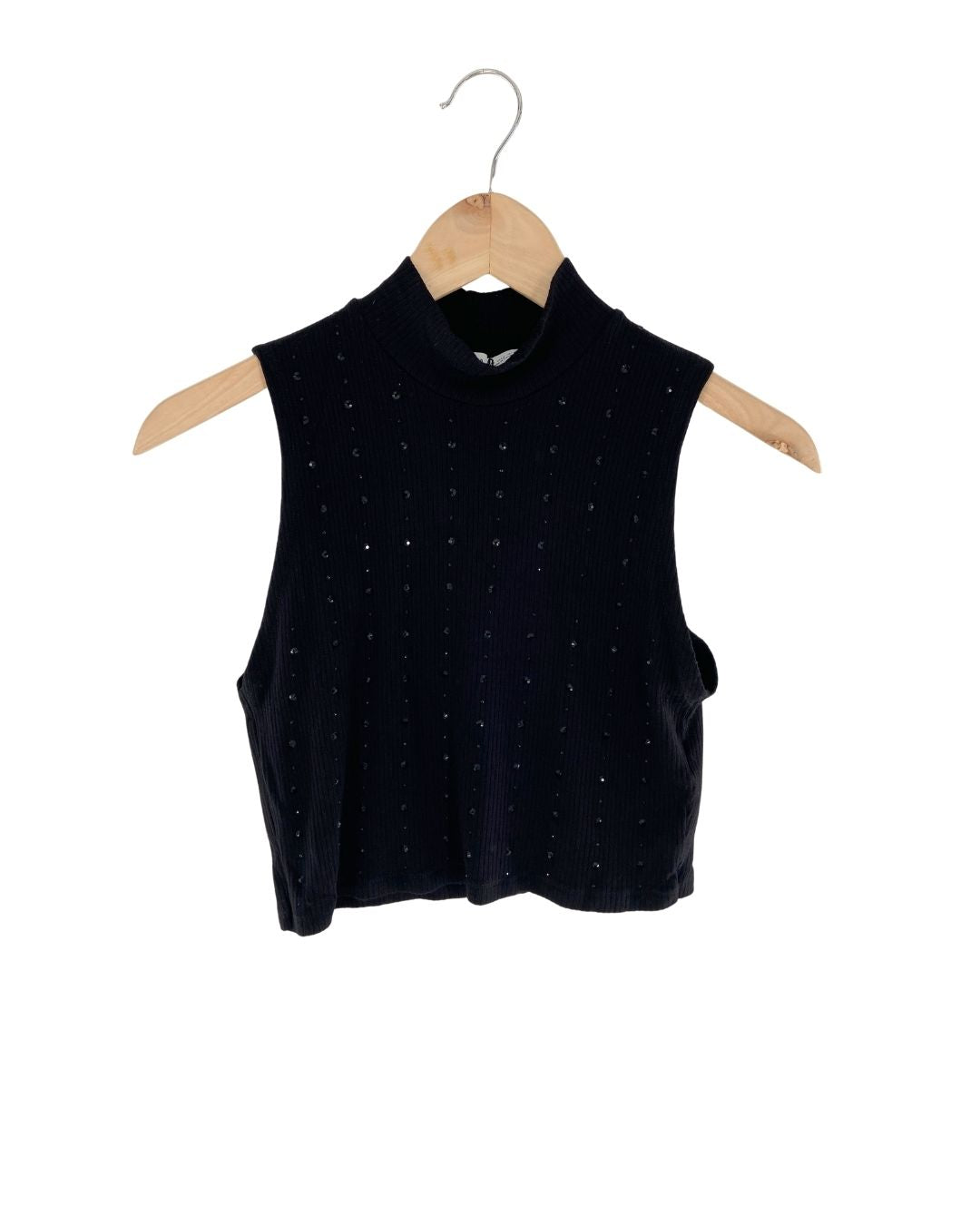 Blusa crop sleeveless
