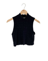 Blusa crop sleeveless