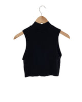 Blusa crop sleeveless