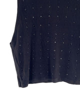 Blusa crop sleeveless