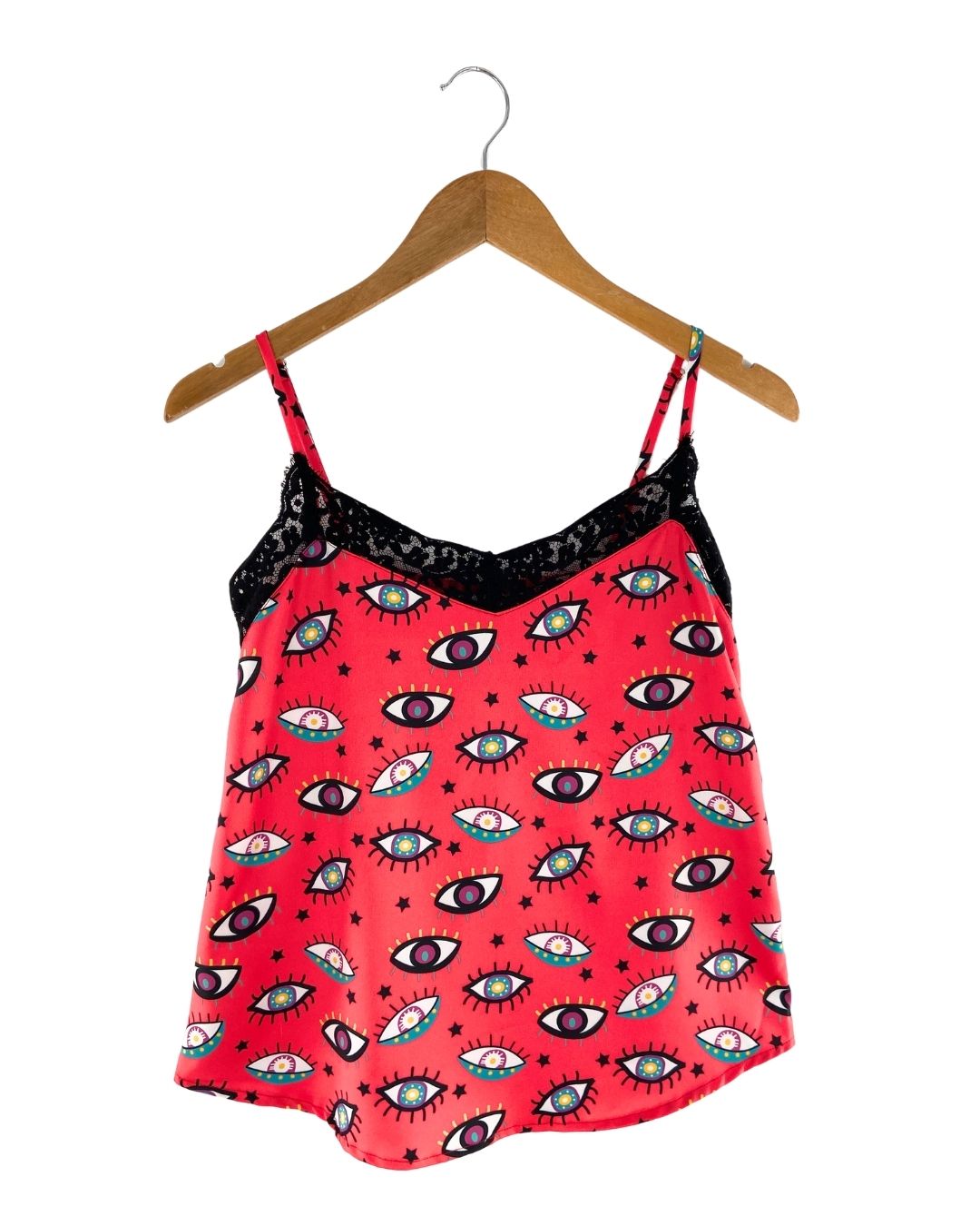 Blusa de tiras print ojos