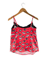 Blusa de tiras print ojos