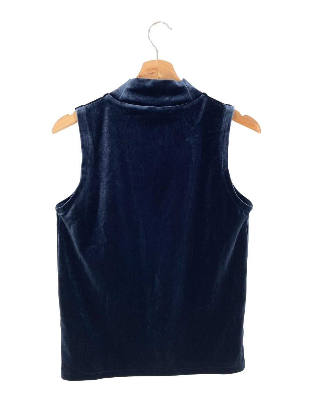 Blusa sleeveless en velvet