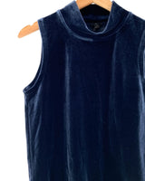 Blusa sleeveless en velvet