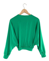 Blusa cruzada manga mariposa