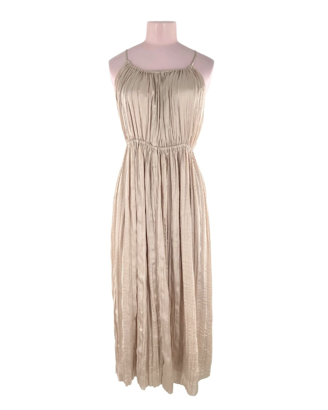 Vestido midi cruzado