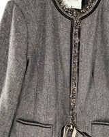 Chaqueta sesgo en contraste