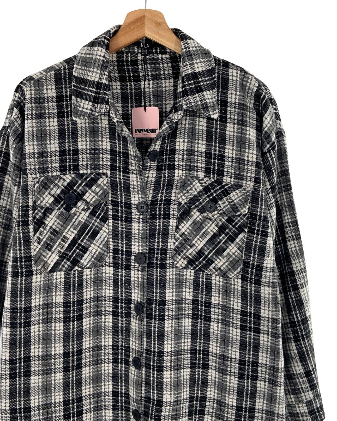 Camisa manga larga a cuadros