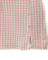 Falda mini en tweed diseño
