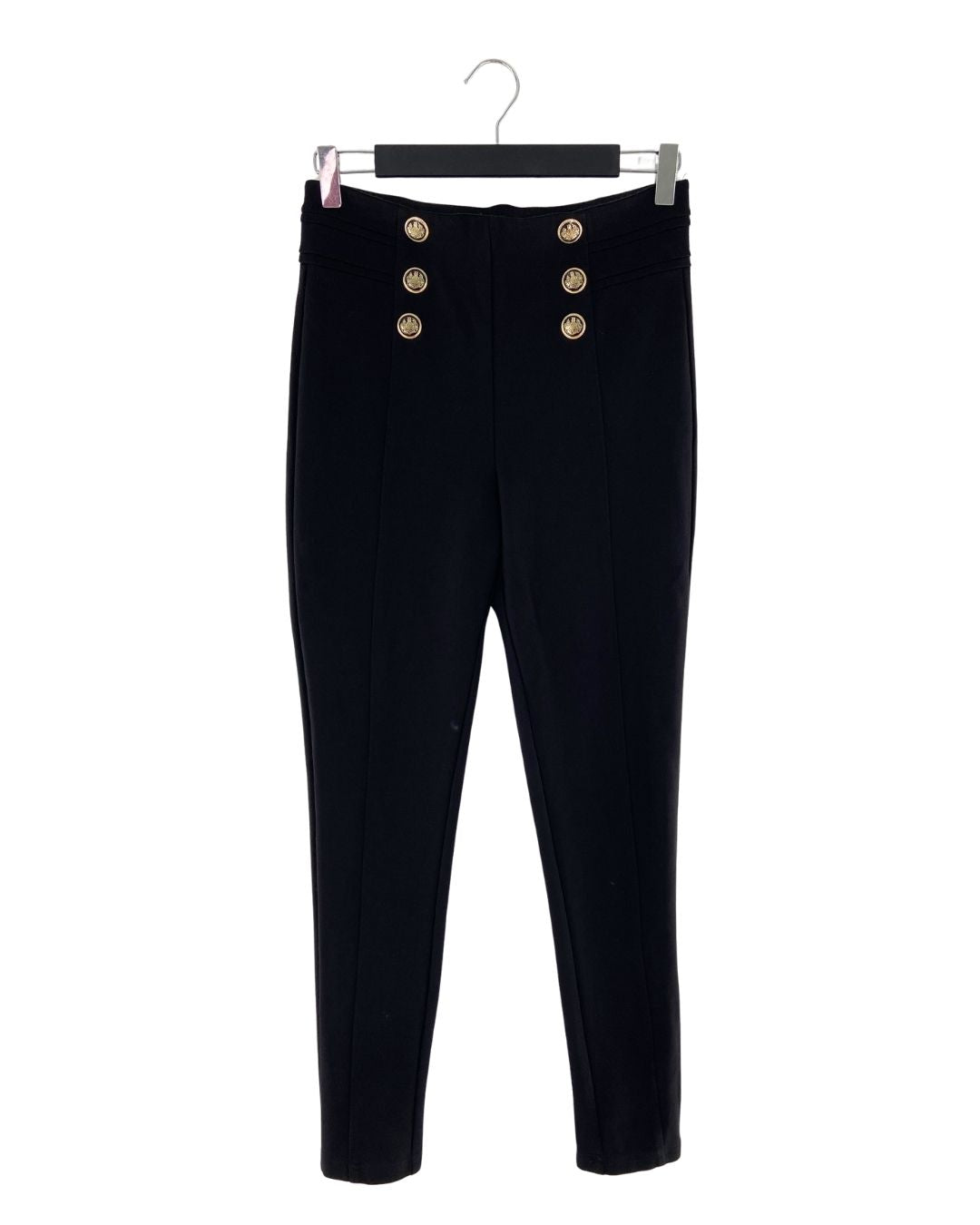 Jeggings licrado botones joya