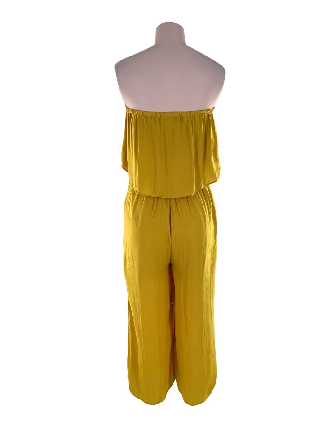 Enterizo strapless encauchado