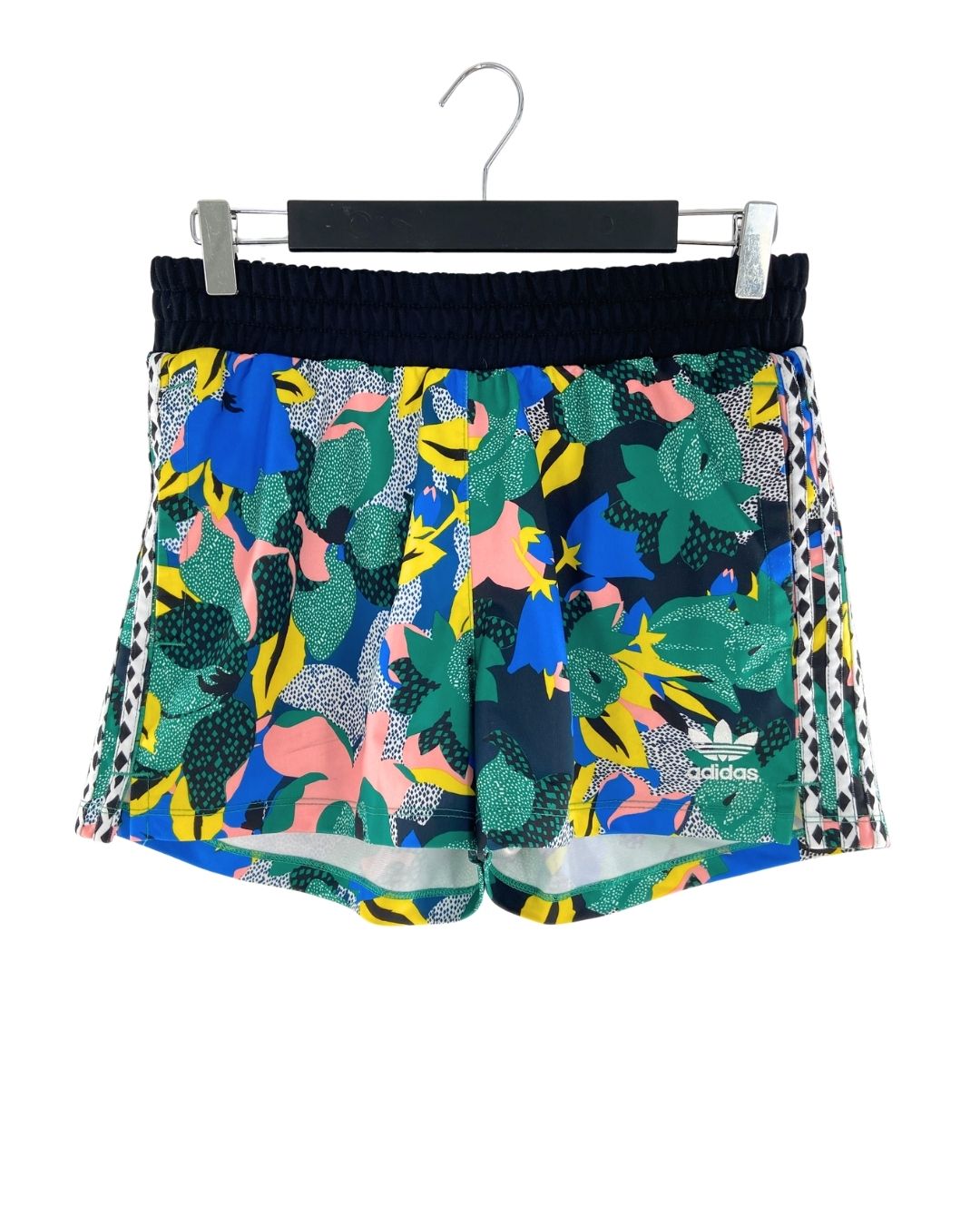 Short mini print flores