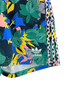 Short mini print flores