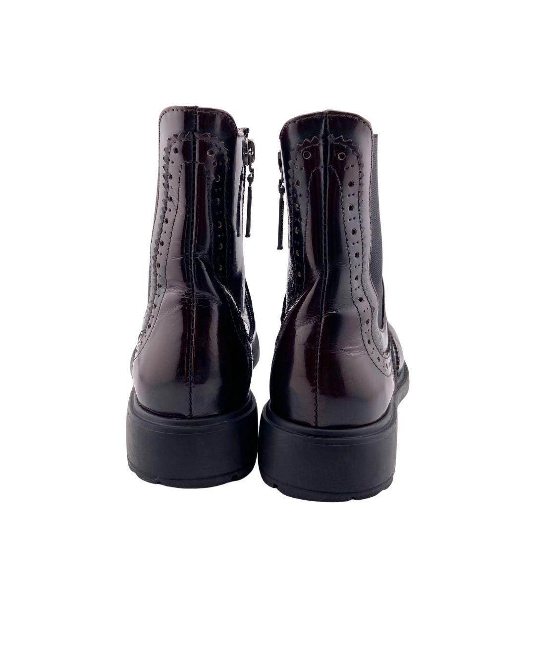 Botines en cuero
