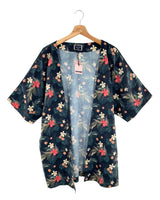 Sobretodo abierto print flores