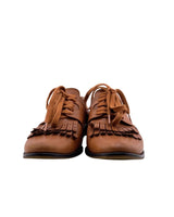 Oxford en cuero con cordones