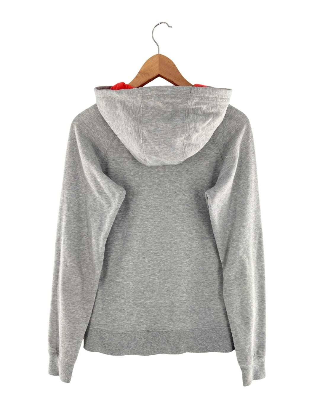 Saco color block con capota
