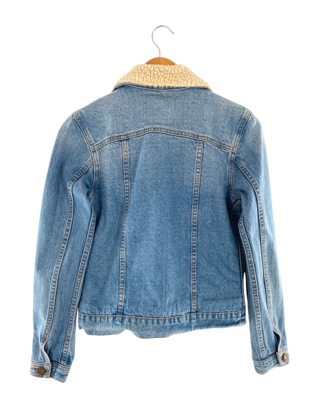 Chaqueta abotonada en denim