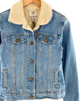 Chaqueta abotonada en denim