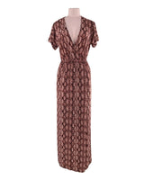 Maxi vestido delgado print