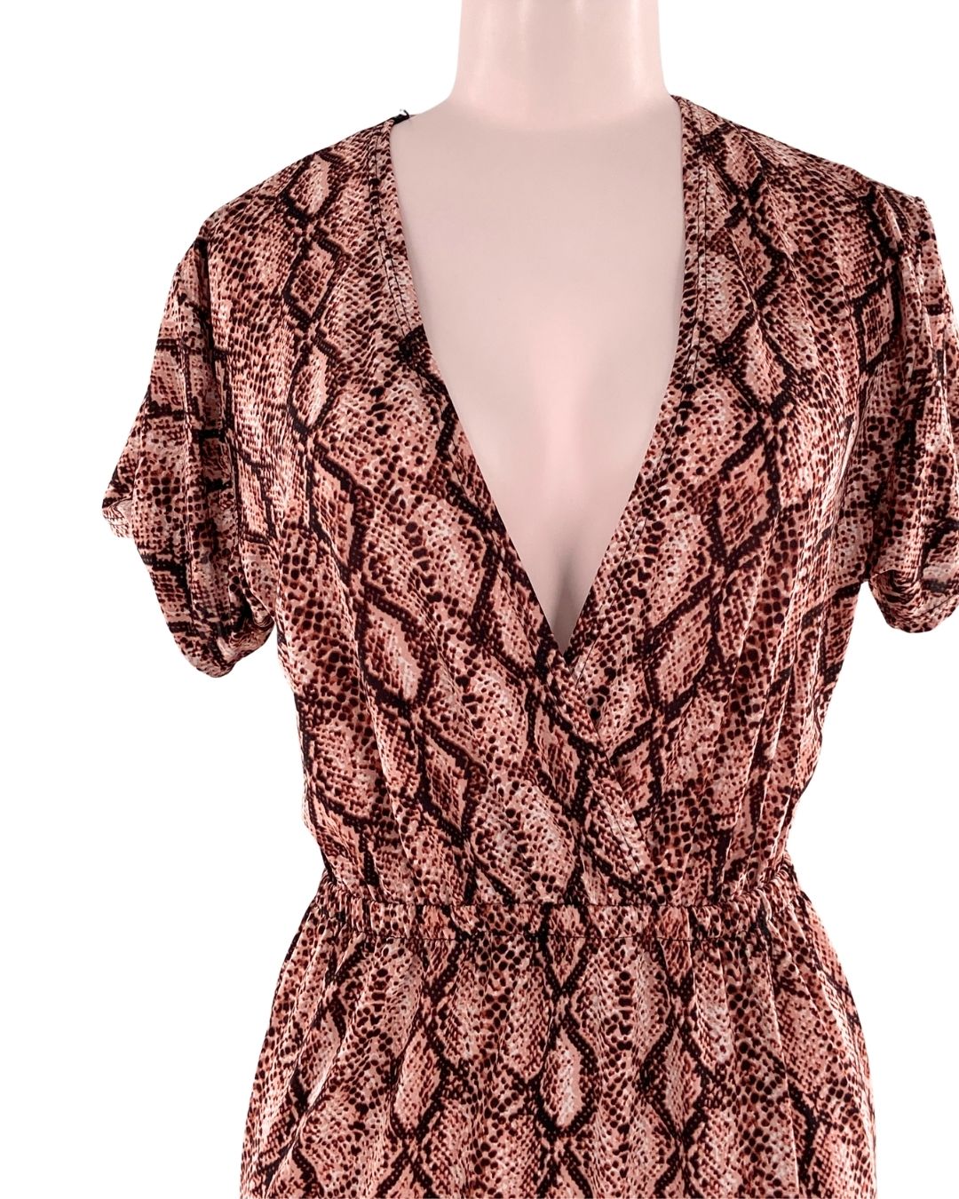 Maxi vestido delgado print