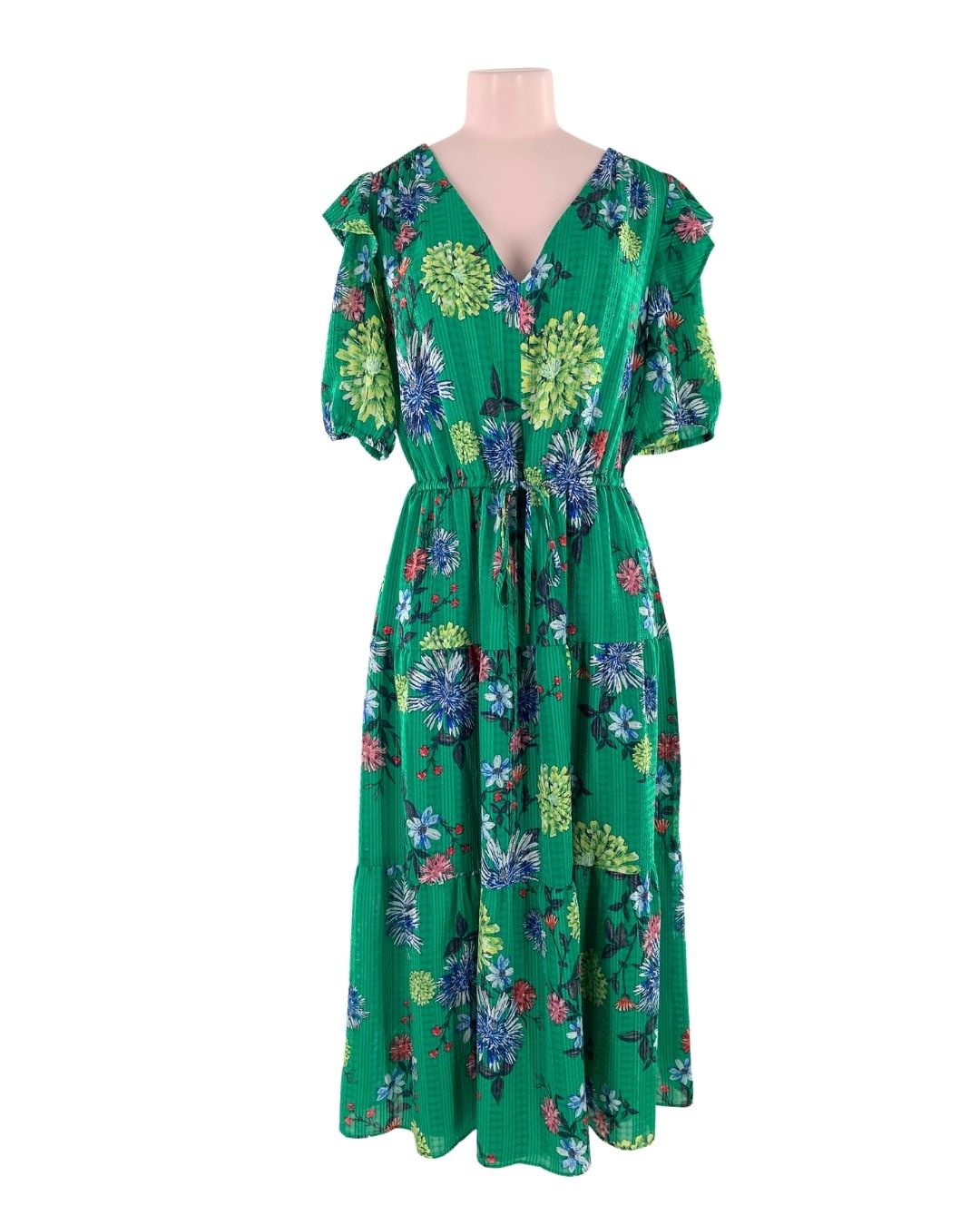 Maxi vestido con textura print