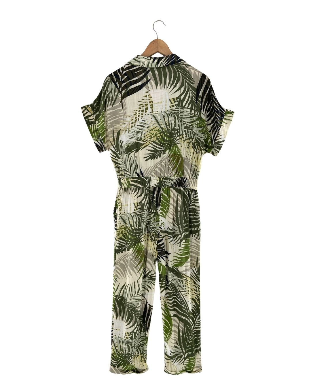 Maxi enterizo print hojas