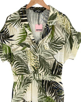 Maxi enterizo print hojas