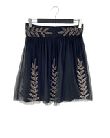 Falda midi en mesh